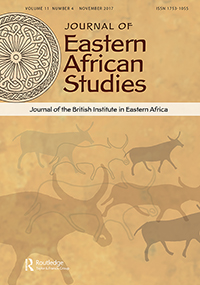 Cover image for Journal of Eastern African Studies, Volume 11, Issue 4, 2017