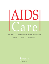 Cover image for AIDS Care, Volume 25, Issue 8, 2013
