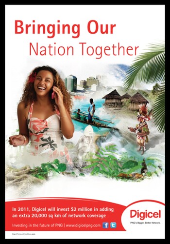 Figure 1 Digicel advertisement, circa 2011.