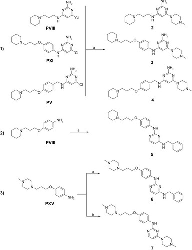 Figure 4 Synthesis of final compounds 2–7.