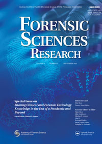 Cover image for Forensic Sciences Research, Volume 6, Issue 3, 2021