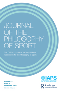 Cover image for Journal of the Philosophy of Sport, Volume 43, Issue 3, 2016