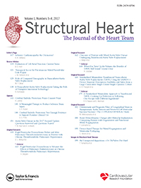 Cover image for Structural Heart, Volume 1, Issue 3-4, 2017