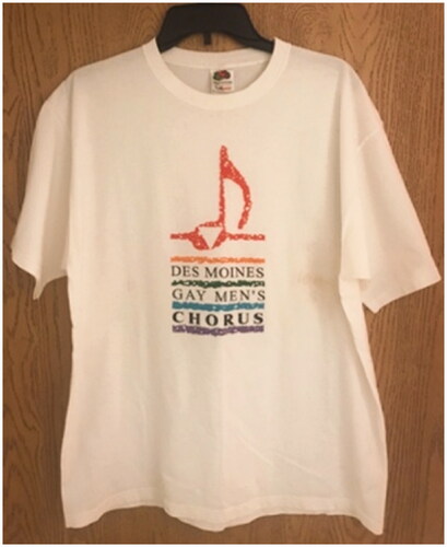 Figure 7 DMGMC original slogan T-shirt. 2001. Courtesy of authors.