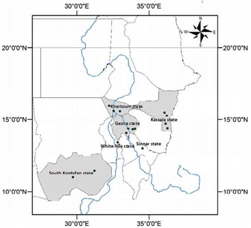 Figure 1. Location map shows the study area.