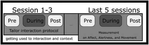 Figure 1. Graphical representation of the study design of this experiment. Due to large individual differences, comparisons have been done at participant level.