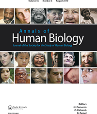 Cover image for Annals of Human Biology, Volume 46, Issue 5, 2019