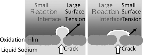 Figure 4. Schematic of the interface formation with an atmosphere.