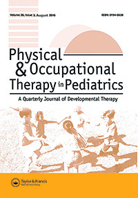 Cover image for Physical & Occupational Therapy In Pediatrics, Volume 36, Issue 3, 2016