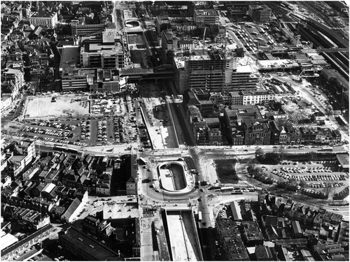 Figure 5. Hoog Catharijne under construction in the early 1970s.