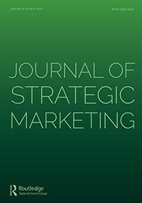 Cover image for Journal of Strategic Marketing, Volume 31, Issue 6, 2023