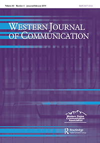 Cover image for Western Journal of Communication, Volume 83, Issue 1, 2019