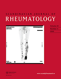 Cover image for Scandinavian Journal of Rheumatology, Volume 51, Issue 4, 2022
