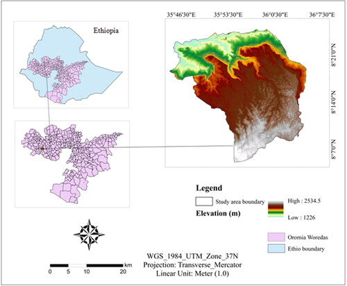 Figure 1. Location map of the study area.