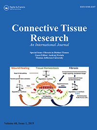 Cover image for Connective Tissue Research, Volume 60, Issue 1, 2019