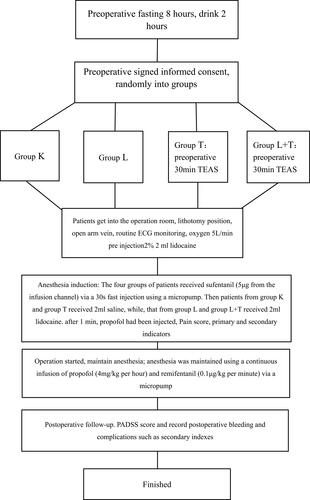 Figure 1 Test flowchart.