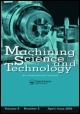 Cover image for Machining Science and Technology, Volume 11, Issue 3, 2007