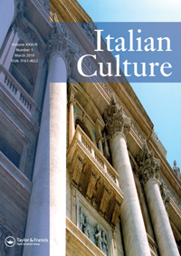 Cover image for Italian Culture, Volume 37, Issue 1, 2019