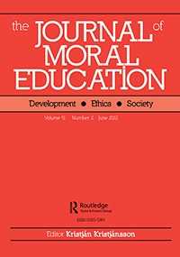 Cover image for Journal of Moral Education, Volume 51, Issue 2, 2022