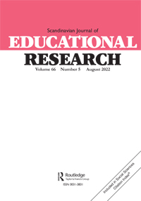 Cover image for Scandinavian Journal of Educational Research, Volume 66, Issue 5, 2022