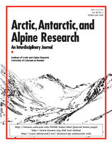 Cover image for Arctic, Antarctic, and Alpine Research, Volume 38, Issue 1, 2006