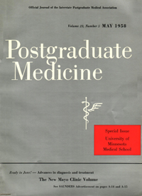Cover image for Postgraduate Medicine, Volume 23, Issue 5, 1958