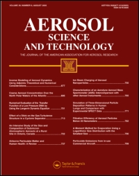 Cover image for Aerosol Science and Technology, Volume 50, Issue 9, 2016