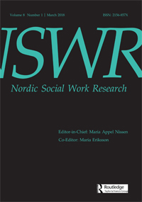 Cover image for Nordic Social Work Research, Volume 8, Issue 1, 2018