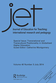 Cover image for Journal of Education for Teaching, Volume 40, Issue 3, 2014