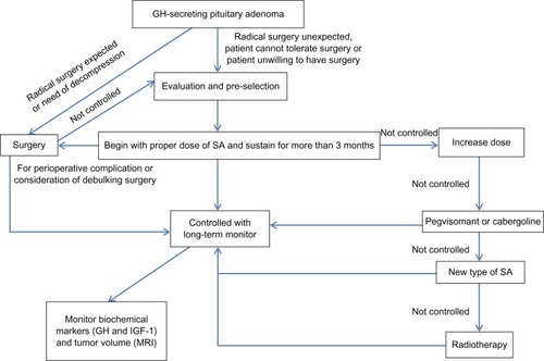 Figure 1 Proposed treatment strategy for patients with acromegaly.
