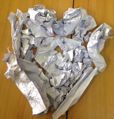 Figure 5. Paper feelings.