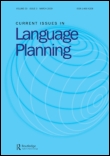 Cover image for Current Issues in Language Planning, Volume 14, Issue 1, 2013