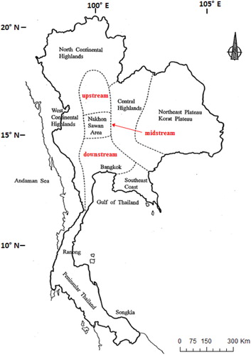 Figure 2. Chao Phraya River Basin, Thailand (CTI, Citation1999).