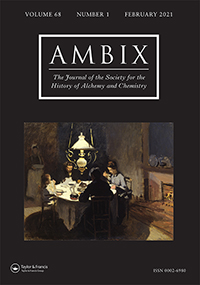 Cover image for Ambix, Volume 68, Issue 1, 2021