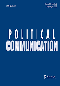 Cover image for Political Communication, Volume 39, Issue 4, 2022