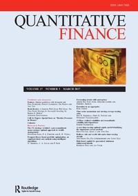 Cover image for Quantitative Finance, Volume 17, Issue 3, 2017