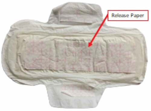 Figure 13. The bottom part of the sanitary pad.
