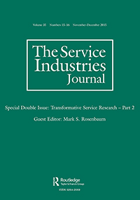 Cover image for The Service Industries Journal, Volume 35, Issue 15-16, 2015