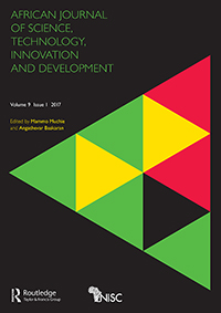 Cover image for African Journal of Science, Technology, Innovation and Development, Volume 9, Issue 1, 2017