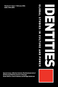 Cover image for Identities, Volume 31, Issue 1, 2024