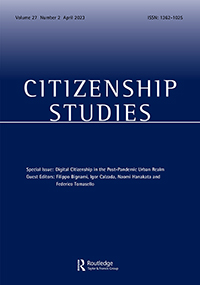 Cover image for Citizenship Studies, Volume 27, Issue 2, 2023