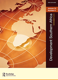 Cover image for Development Southern Africa, Volume 33, Issue 6, 2016