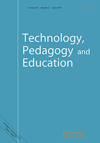 Cover image for Technology, Pedagogy and Education, Volume 28, Issue 2, 2019
