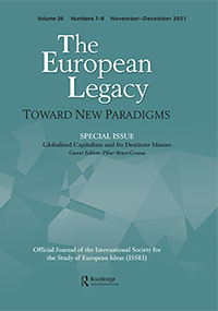 Cover image for The European Legacy, Volume 26, Issue 7-8, 2021