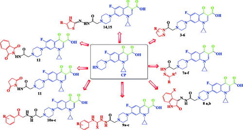 Figure 3. Design strategy for the synthesised CP hybrids.