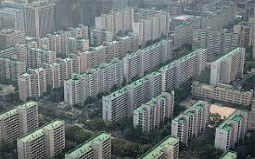 Figure 1. Matchbox-like apartment complexes in Korea (source: Korea JoongAng Daily).