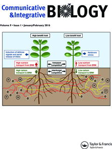 Cover image for Communicative & Integrative Biology, Volume 9, Issue 1, 2016