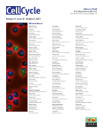 Cover image for Cell Cycle, Volume 12, Issue 19, 2013