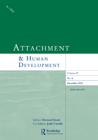 Cover image for Attachment & Human Development, Volume 17, Issue 6, 2015