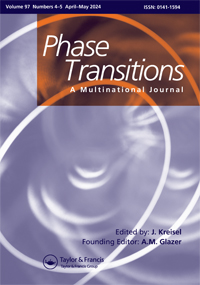 Cover image for Phase Transitions, Volume 97, Issue 4-5, 2024